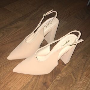 Charlotte Russe Slingback Block Heels